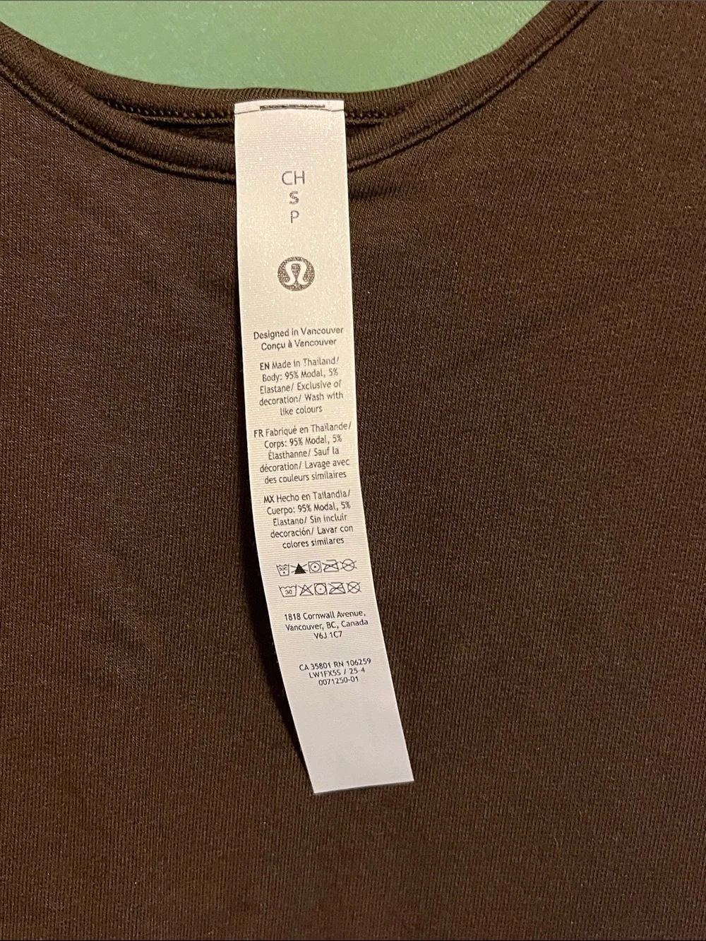 🆕 Lululemon Be Calm V-neck Tank in Walnut Crunch size S